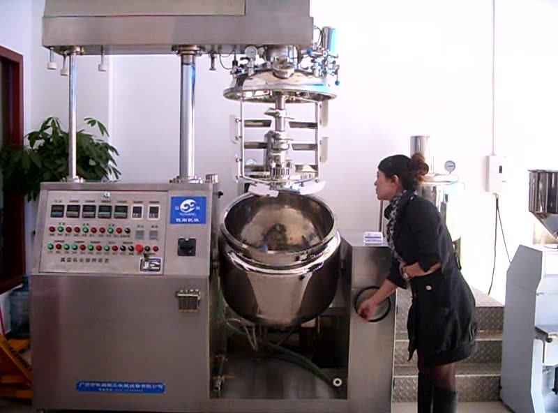 Body Cream Mixer Cosmetic Vacuum Emulsifying Cream Homogenizer Emulsion ...