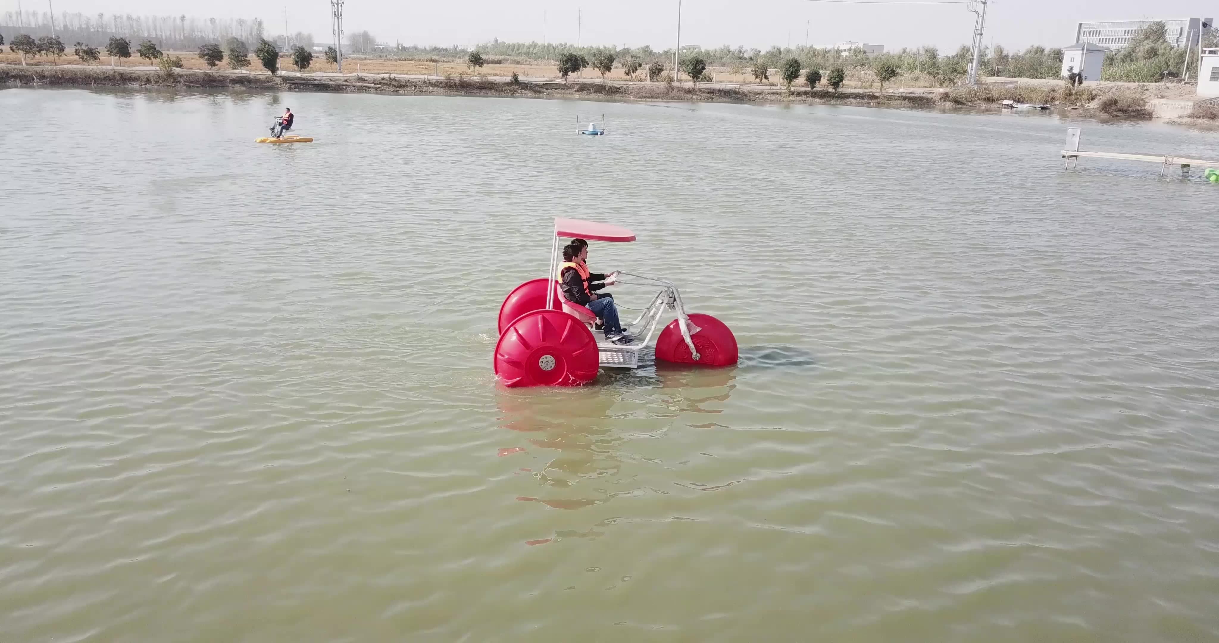 pontoon water bike