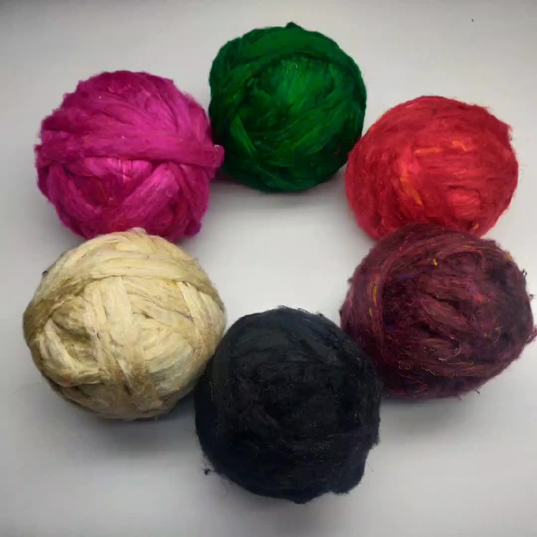 Mulberry Silk Sliver For Yarn Making Spinning Rooving Felting Weaving Fiber Artist Nuno Felting