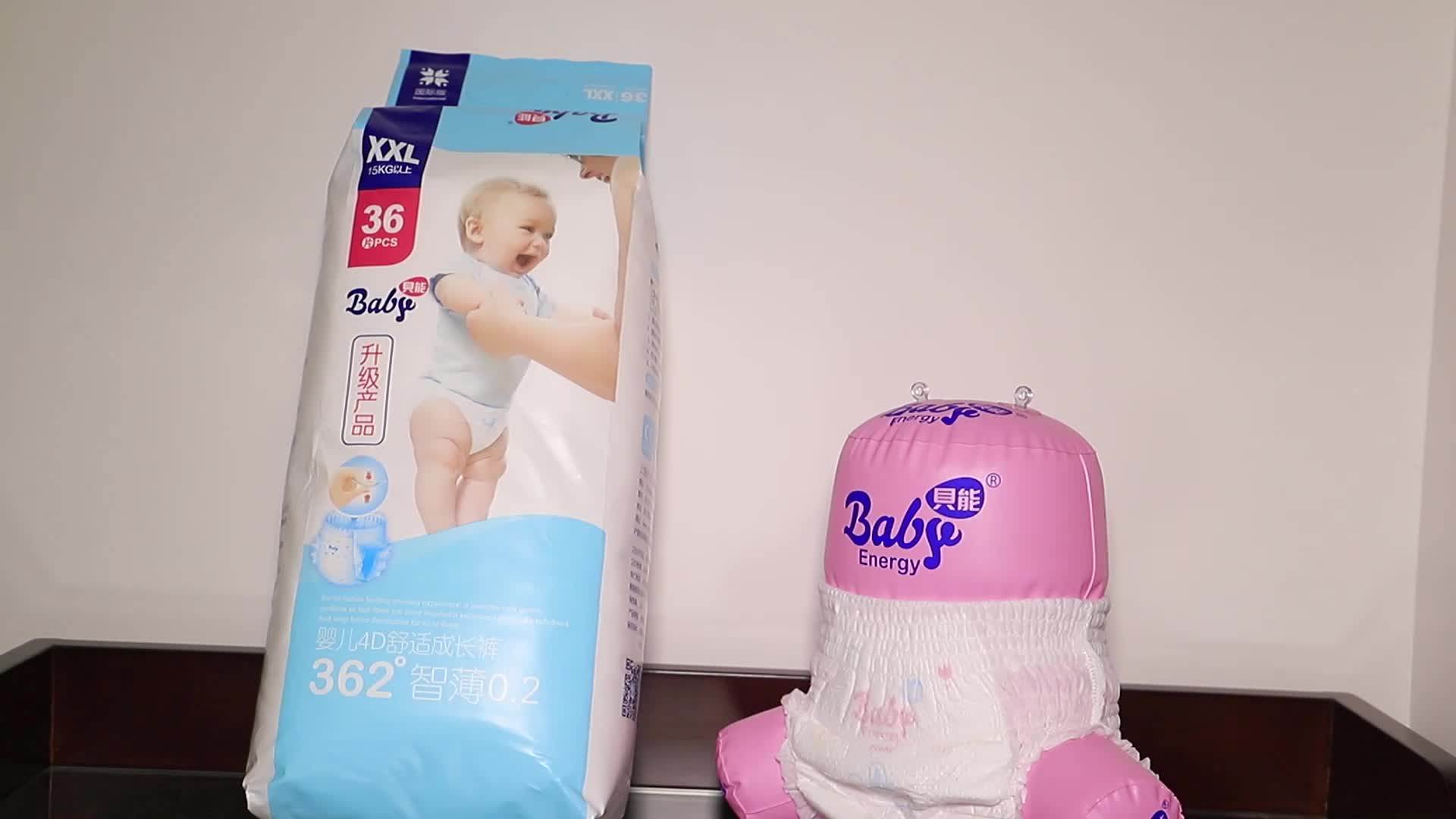 Free Sample Ce Fda Iso9001 Gmpc Disposable Baby Diapers Nappies Pocket