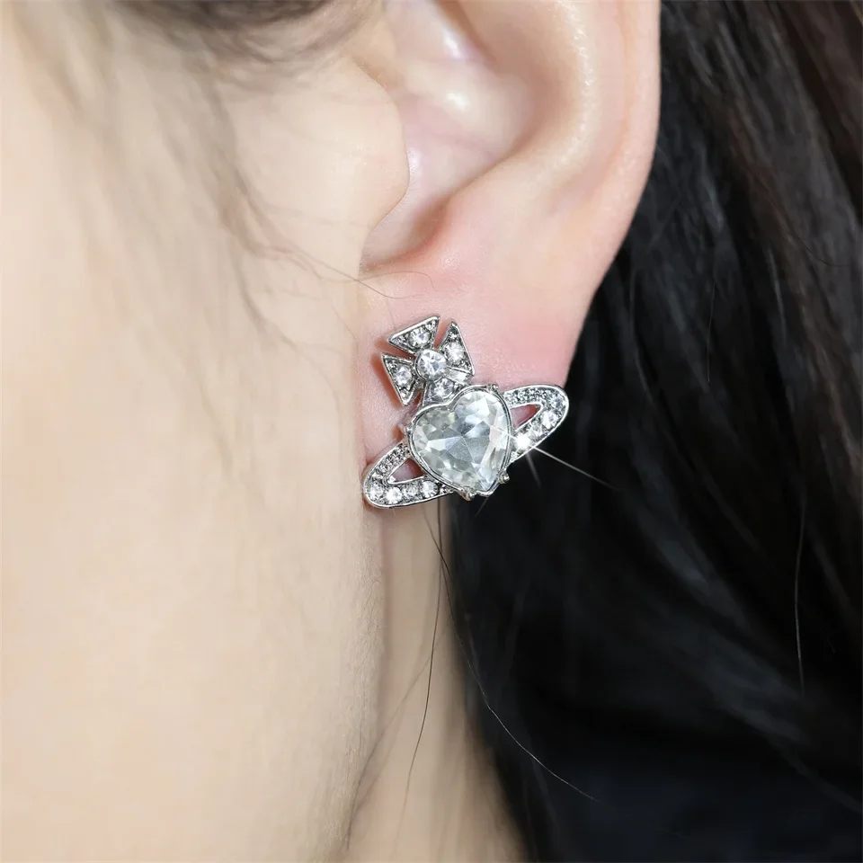 Summer earrings, accessory, 925 sample silver, high-quality style, light luxury style