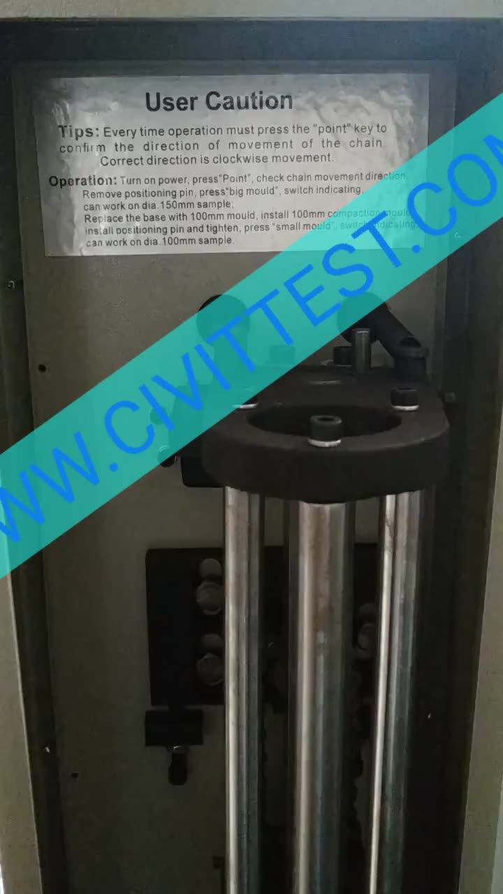 4inch Marshall Mould 4.5kgs Hammer Asphalt Compaction Machine