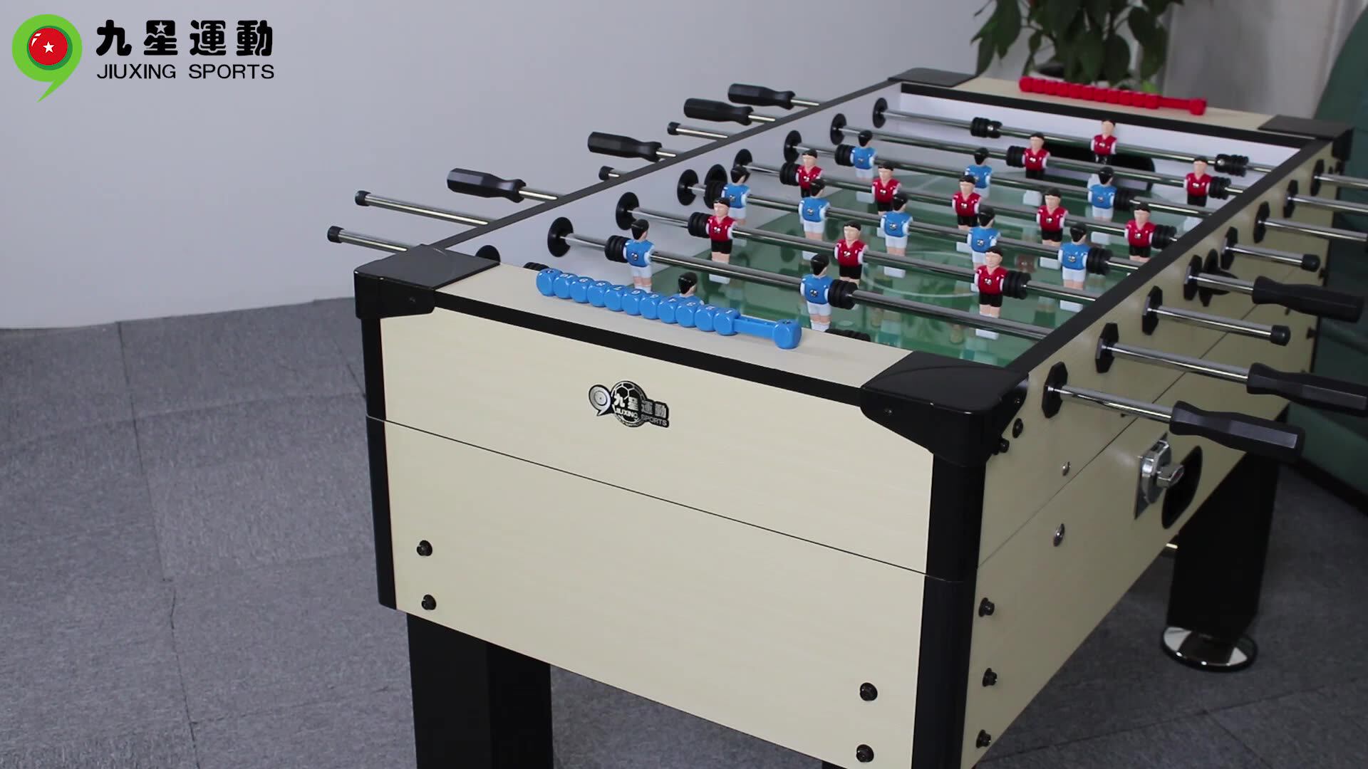 Jx113b Cheaper Price Indoor Use Commercial Coin Operated Soccer Table