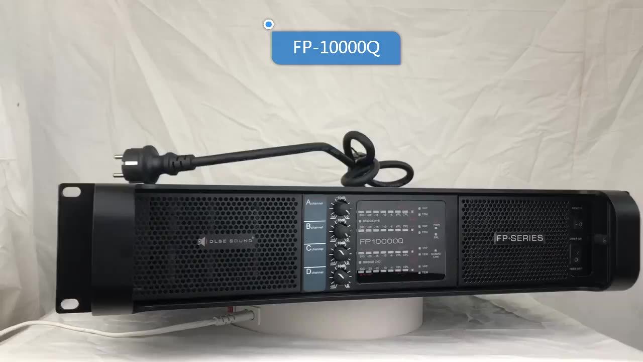 Hot Sell Fp10000q Power Amplifier Audio High Power Professional Sound