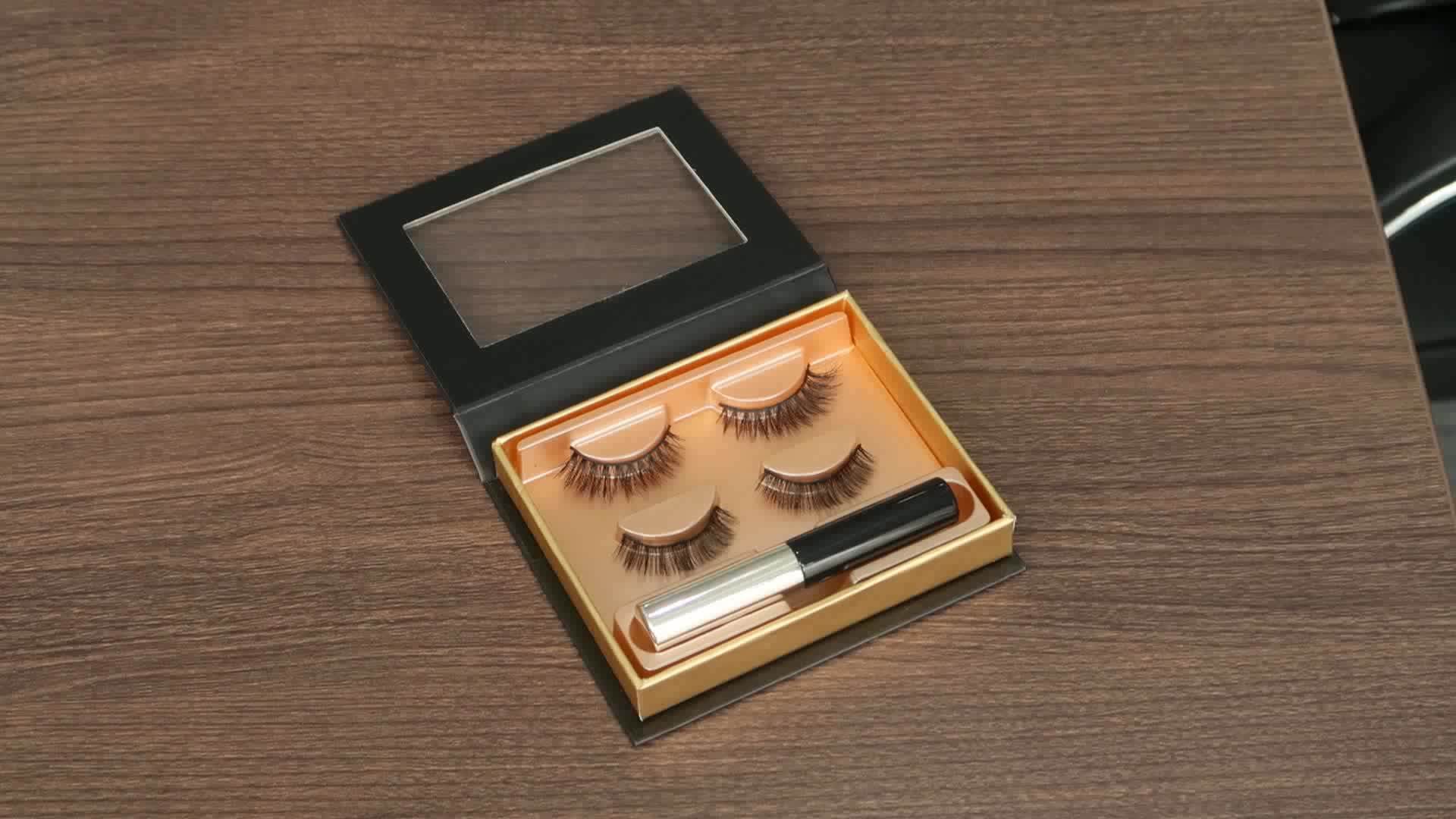 Fake Eyelashes Eyelash Eyeliner And Lashes With Custom Box
