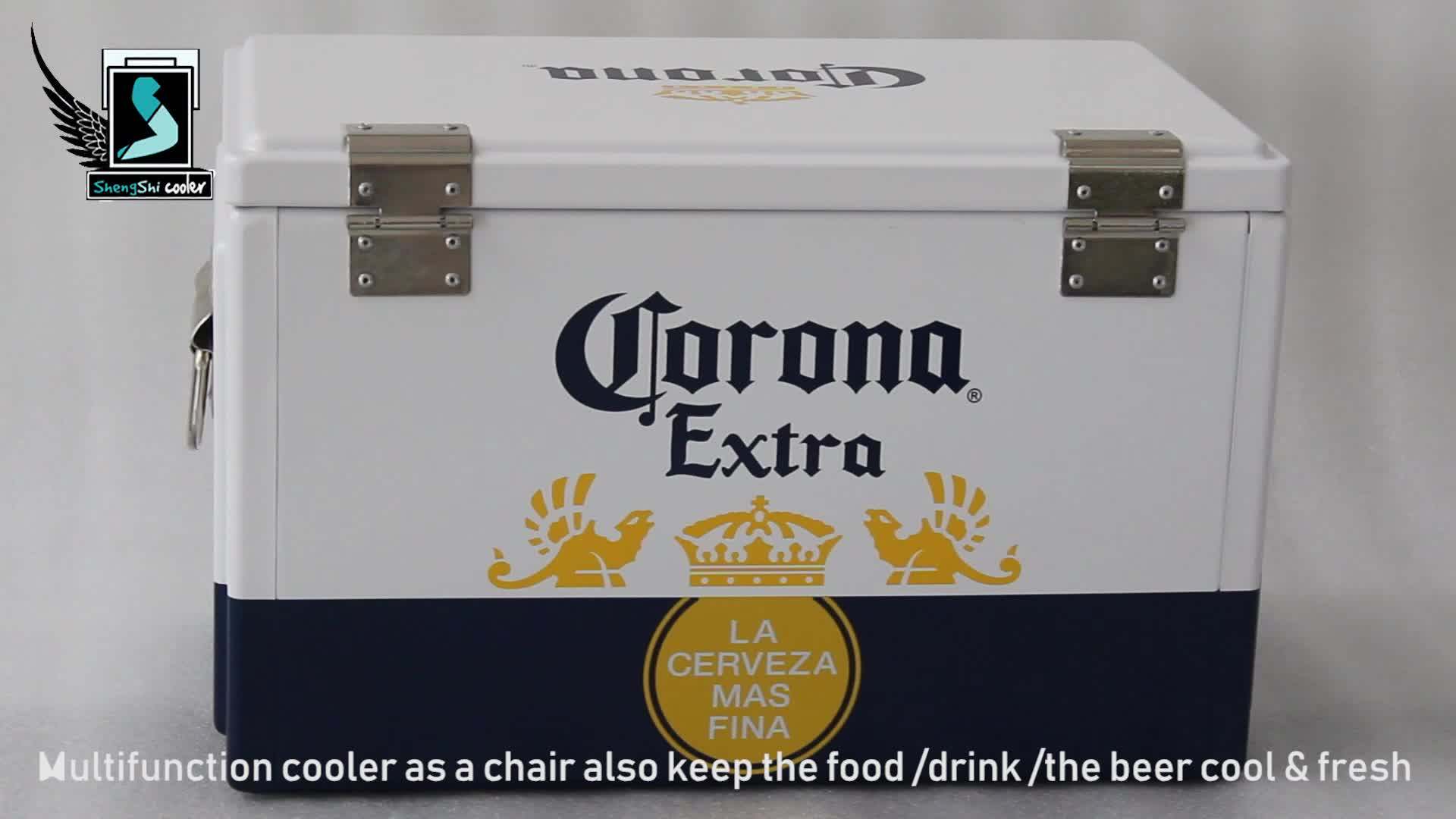 20l High End Metal Corona Cooler Box Waterproof Ice Box Buy 20 Liter High Quality Corona Ice