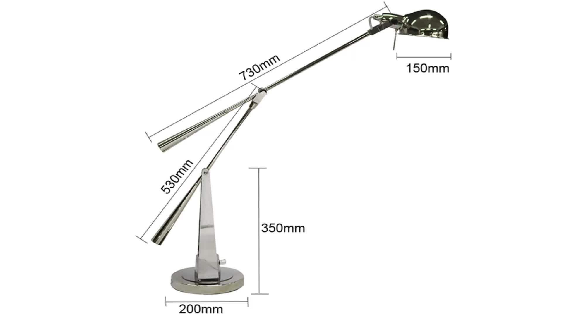 Modern Metal Luxury Hotel Large Reading Light Big Table Lamp Buy Led Table Lamp For Hotel