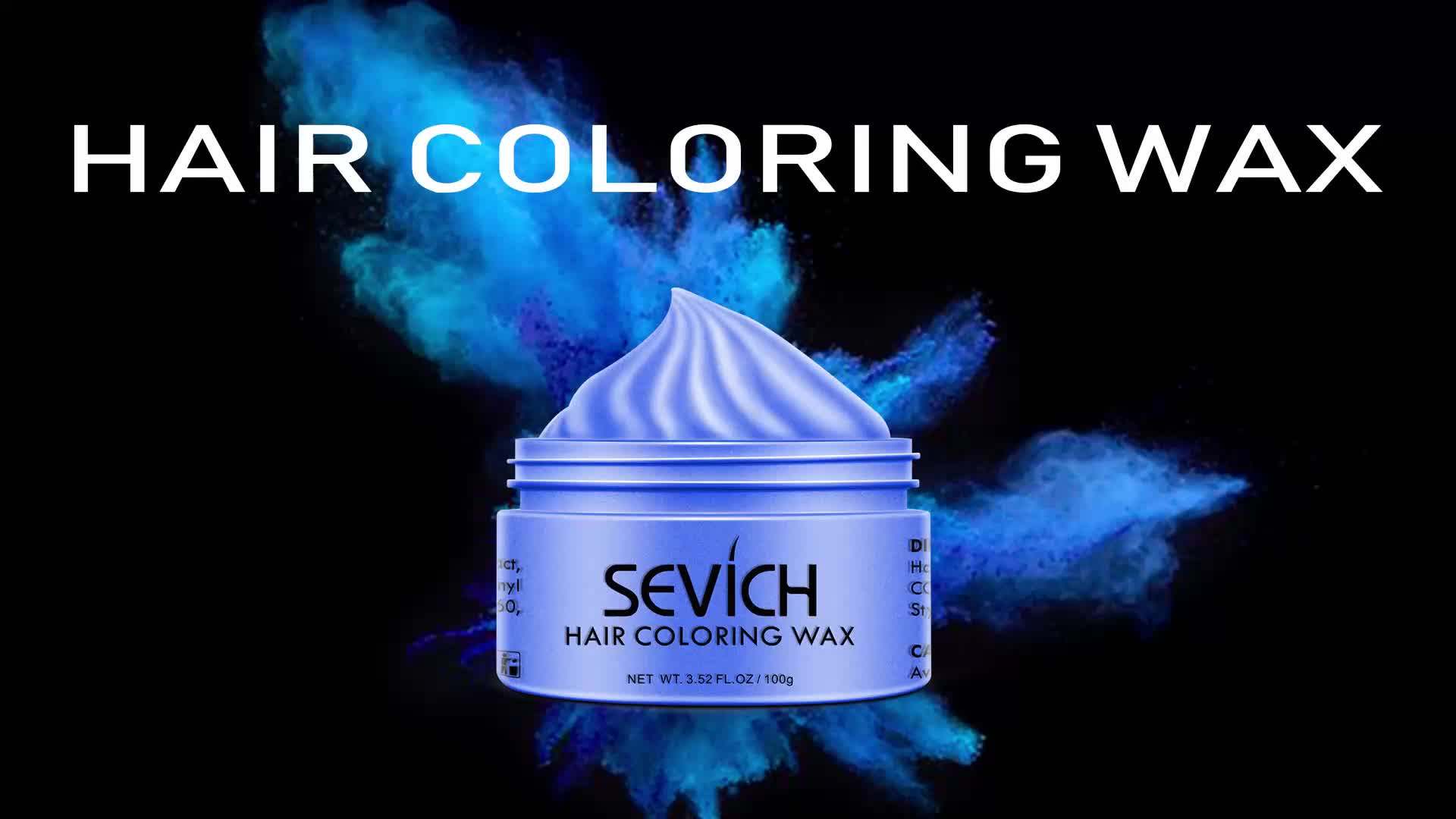 Super Professional Fashion Style Shine Silver Grey Color Hair Wax For