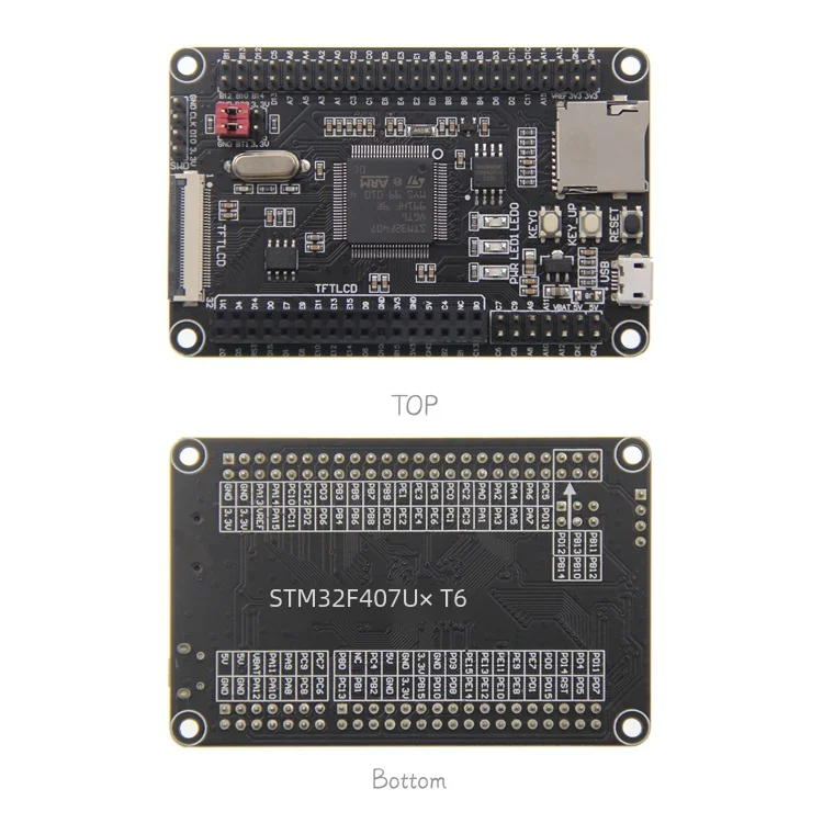Плата разработки STM32F407VET6 F407/VGT6, одночиповая машина обучения, плата системы STM32