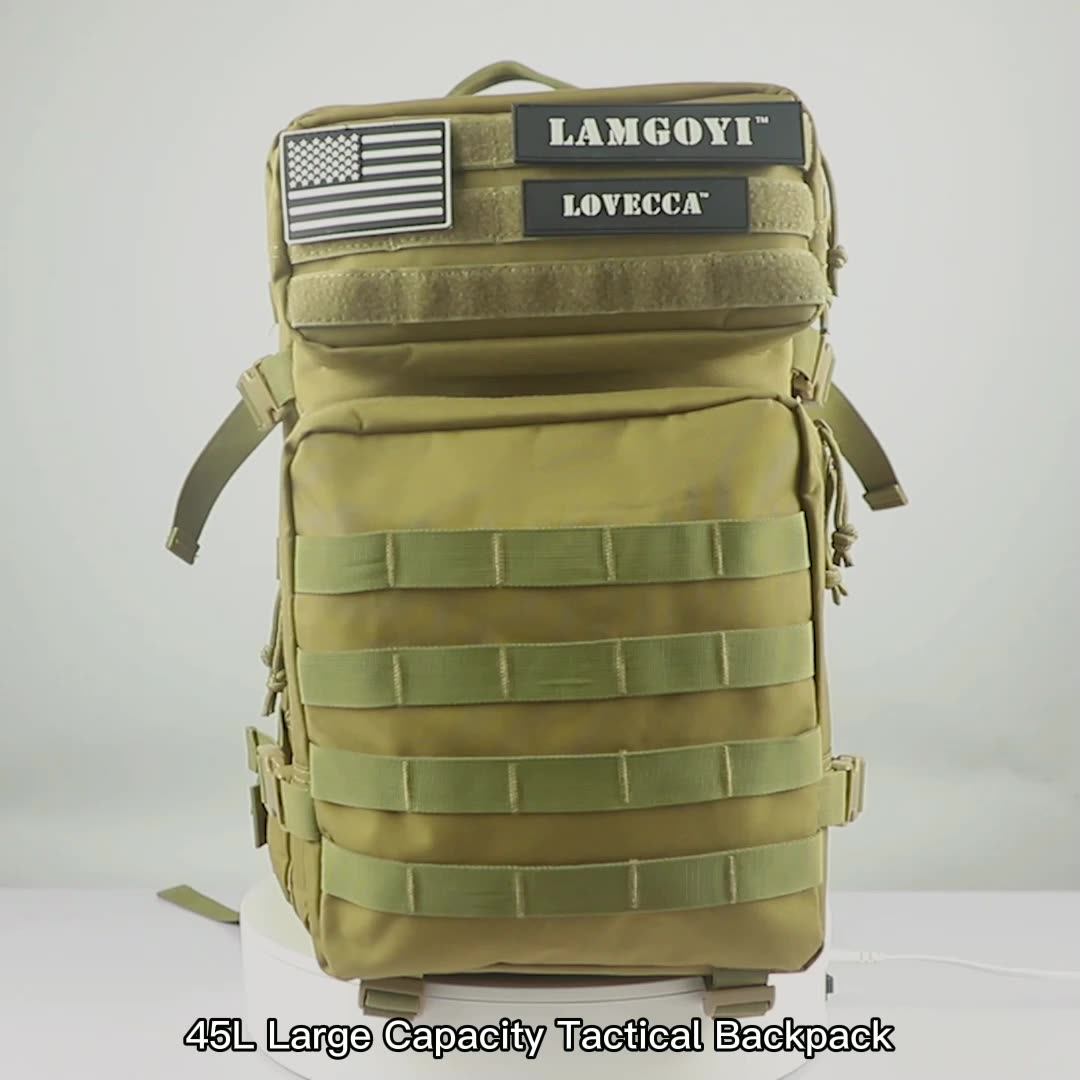 Molle Waterproof 900d Red Military Tactical Backpack Women And Men