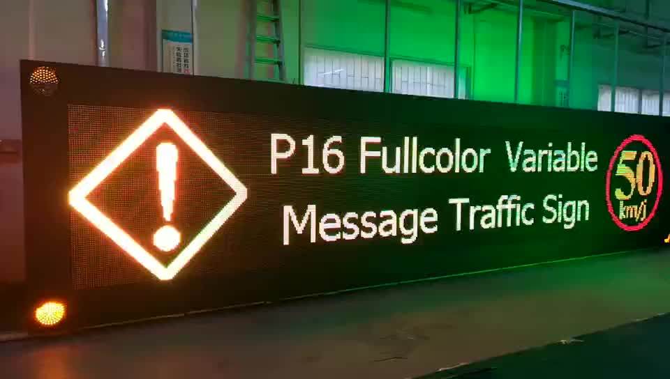 En12966 Fixed P16 Variable Speed Limit Electronic Message Centers