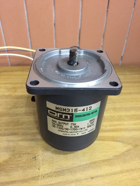 Japan Oriental Motor MSM315-412 speed motor can be equipped with 3GN reducer OM disassembly spot