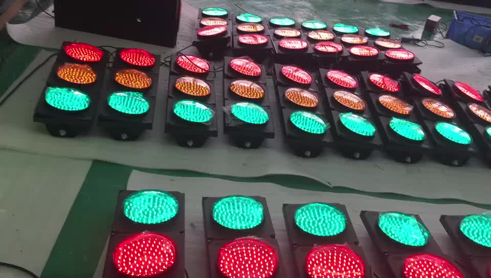 Shenzhen Factory 8 Inch Temporary Road Safety Led Traffic Signal Light