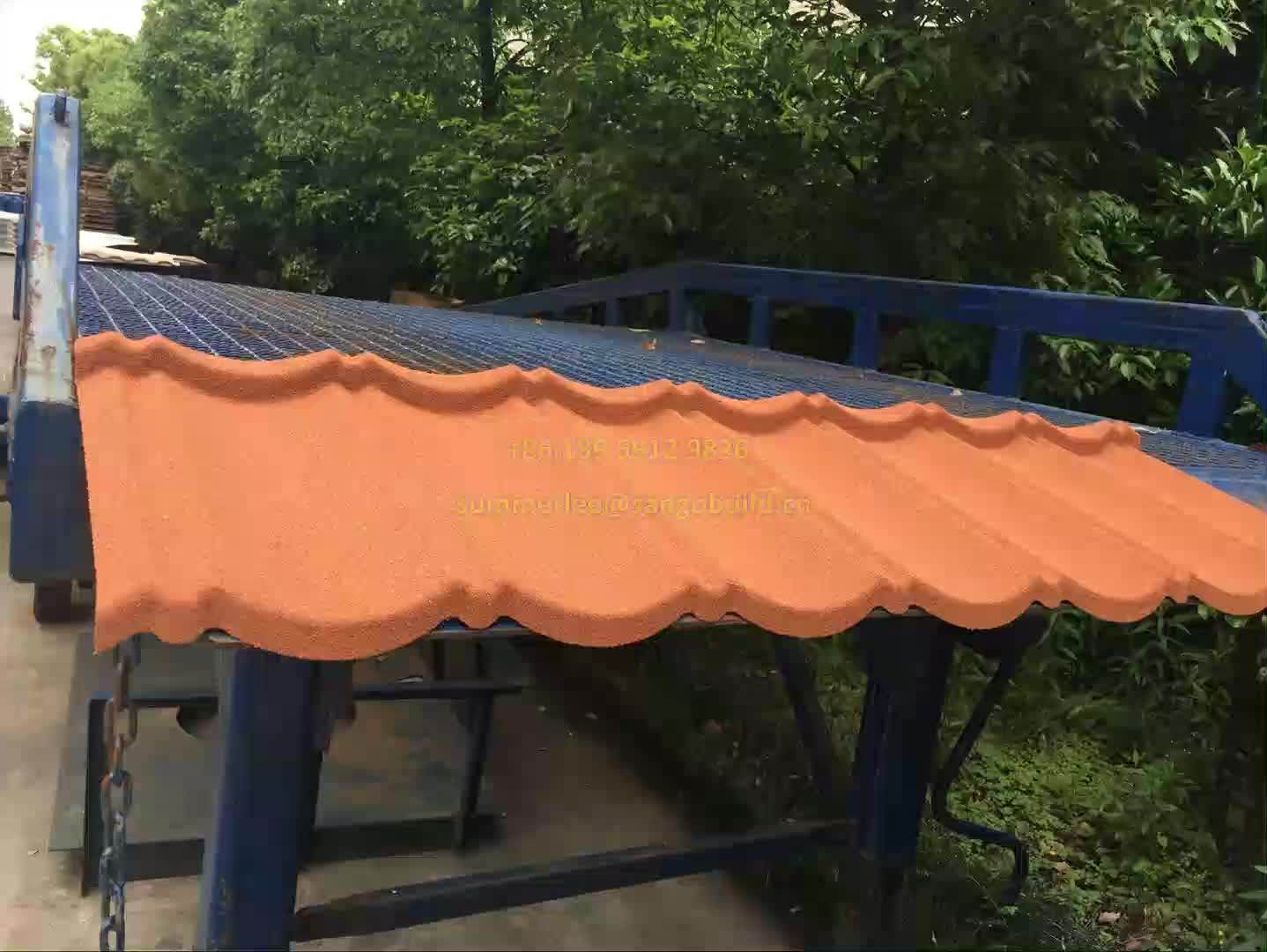 Easy Install Color Roof Housetop Roofing Materials Typhoon Resistant