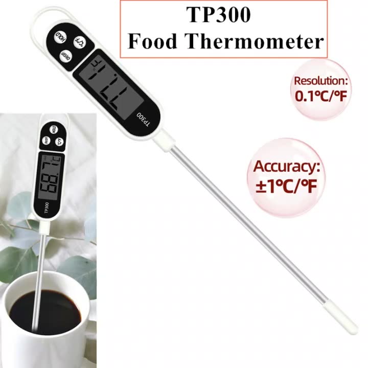 Kitchen Cooking Thermometer Electronic digital liquid barbecue thermometer  TP-300/TA288 Pin Shape oven meat термометр