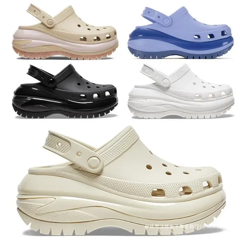 2024 годовая классика Nimbus Crocs женские туфли на толстом каблуке повседневные пляжные обувь снаружи нескользящая платформа сандалии