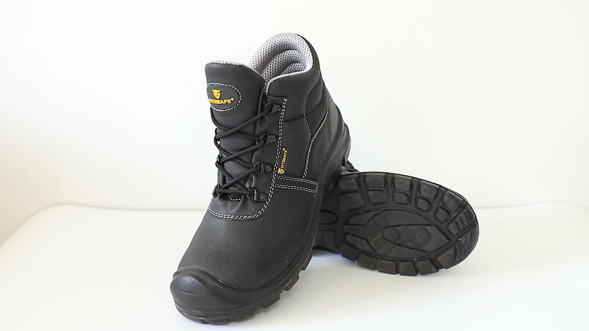 Anti Electric Impact Shock Ankle Inch Mine Footwear Work Safety Shoes