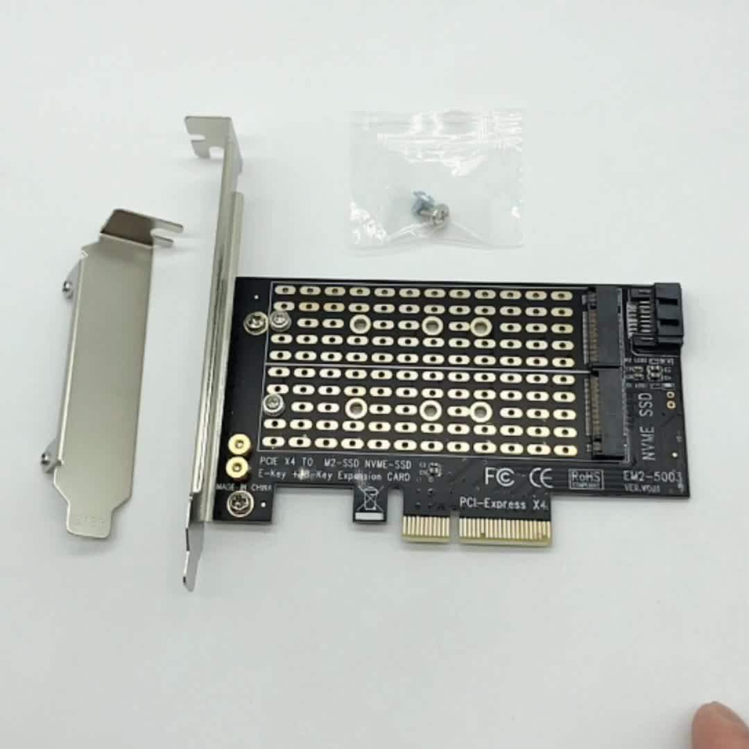 ASHATA M.2 NVME SSD Convert-adapter, M.2 A en E WiFi-poort PCIe 4.0 M