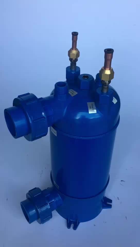 Gimleo Mhta1.5 Titanium Swimming Pool Heat Exchanger Condenser Heating