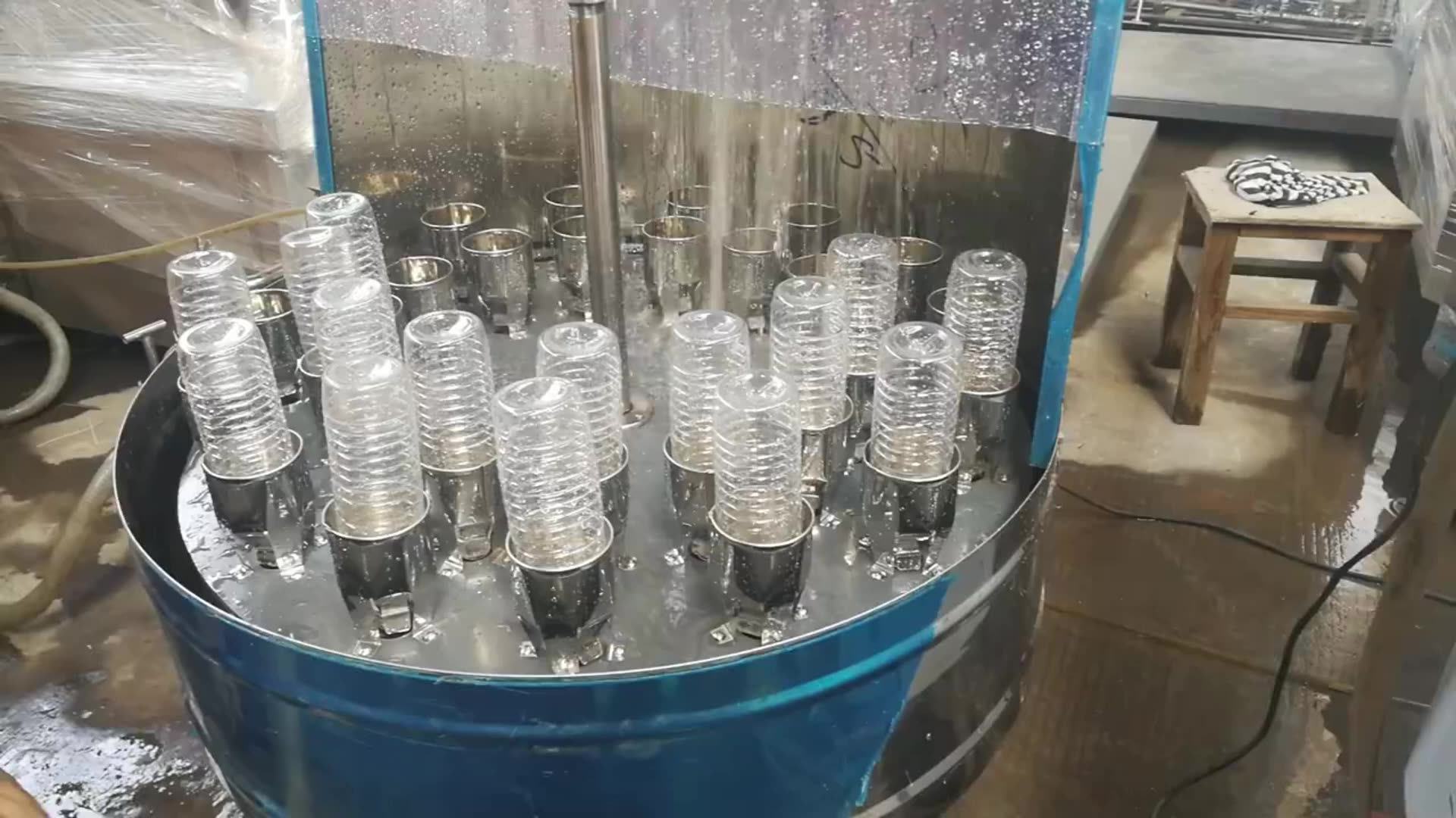 Small Commercial Model Semi Automatic Glass Beer Bottle Washing Machine