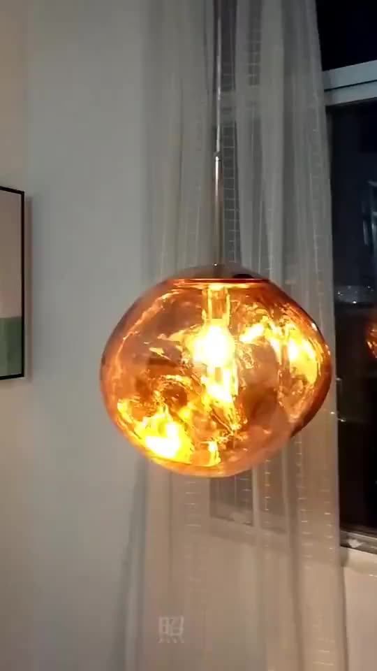 Creative Newest Modern Style Coloful Pvc Melt Or Glass Round Global