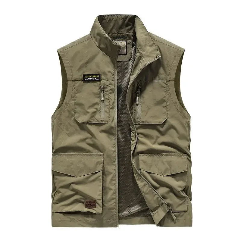 Vest printed logo volunteer worker promotional activities vest leisure fishing photography advertising shirt printing
