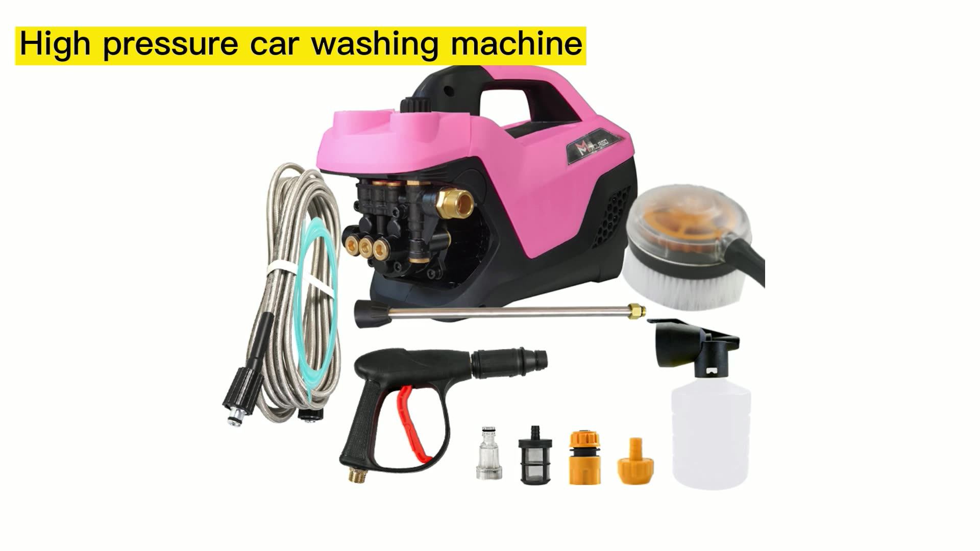 New Design 3000w 180bar Spray Car Wash Machine High Pressure Car