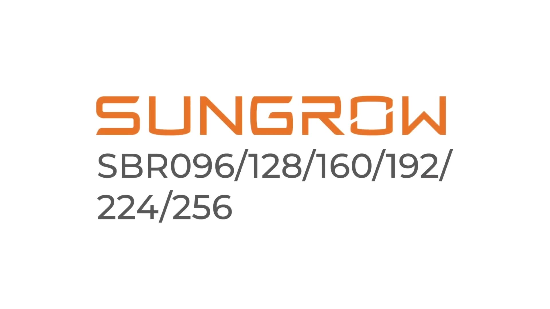 Sungrow 25,6 KWh Solar-Batteriespeicher SBR256 LFP