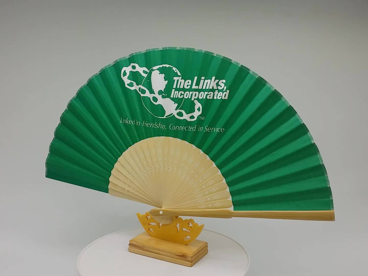 2018 Promotional Paper Folding Fan With Bamboo Ribs Buy Paper Fan