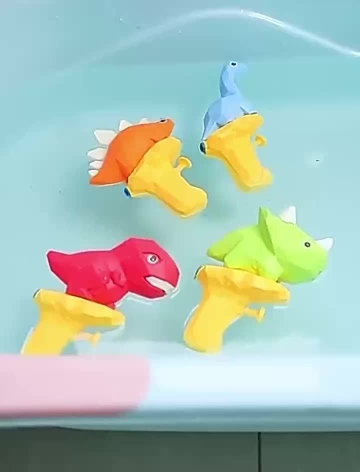 2022 Hot Water Pistol Cartoon Dinosaur Small Water Gun Spray Happy