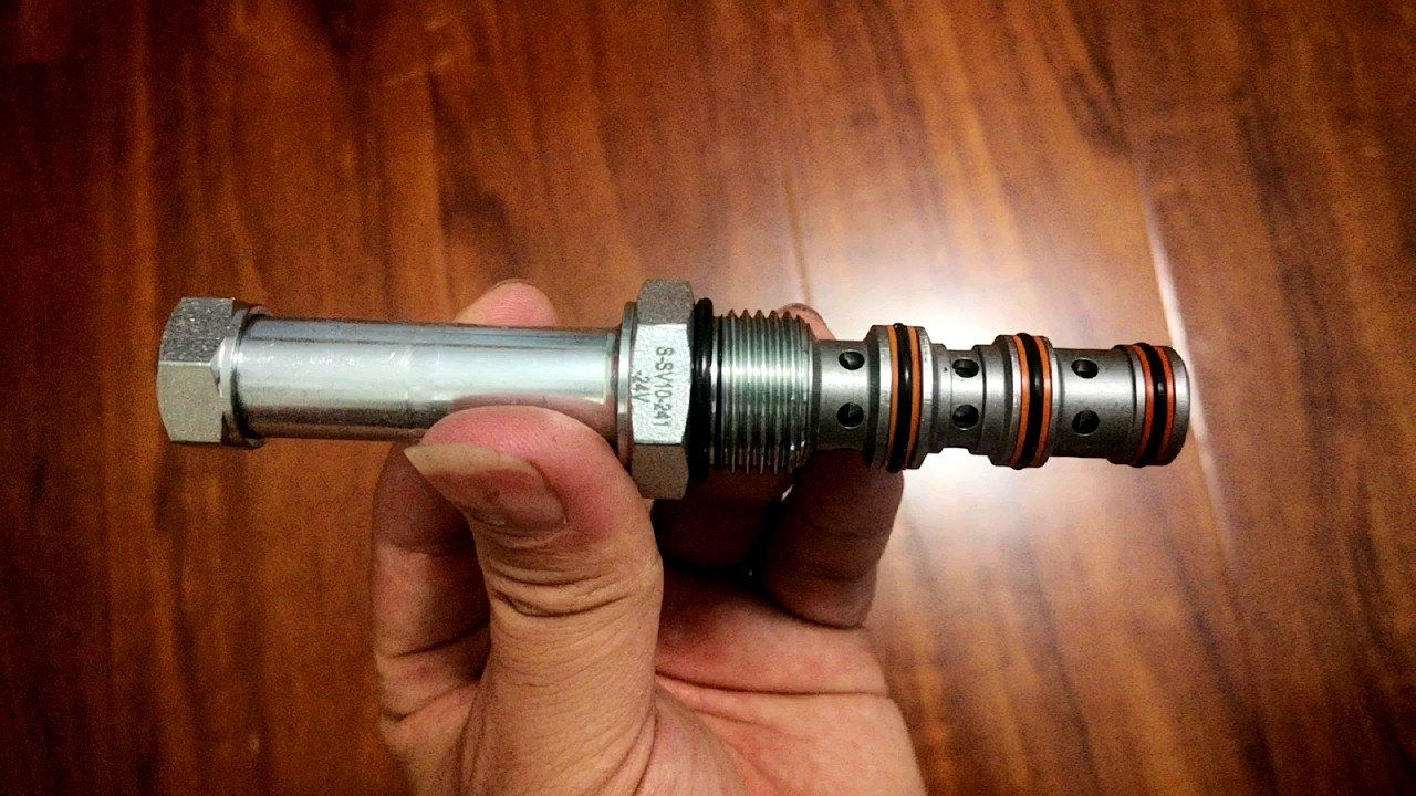 SV0830 threaded cartridge 3way hydraulic solenoid valve, View 3way