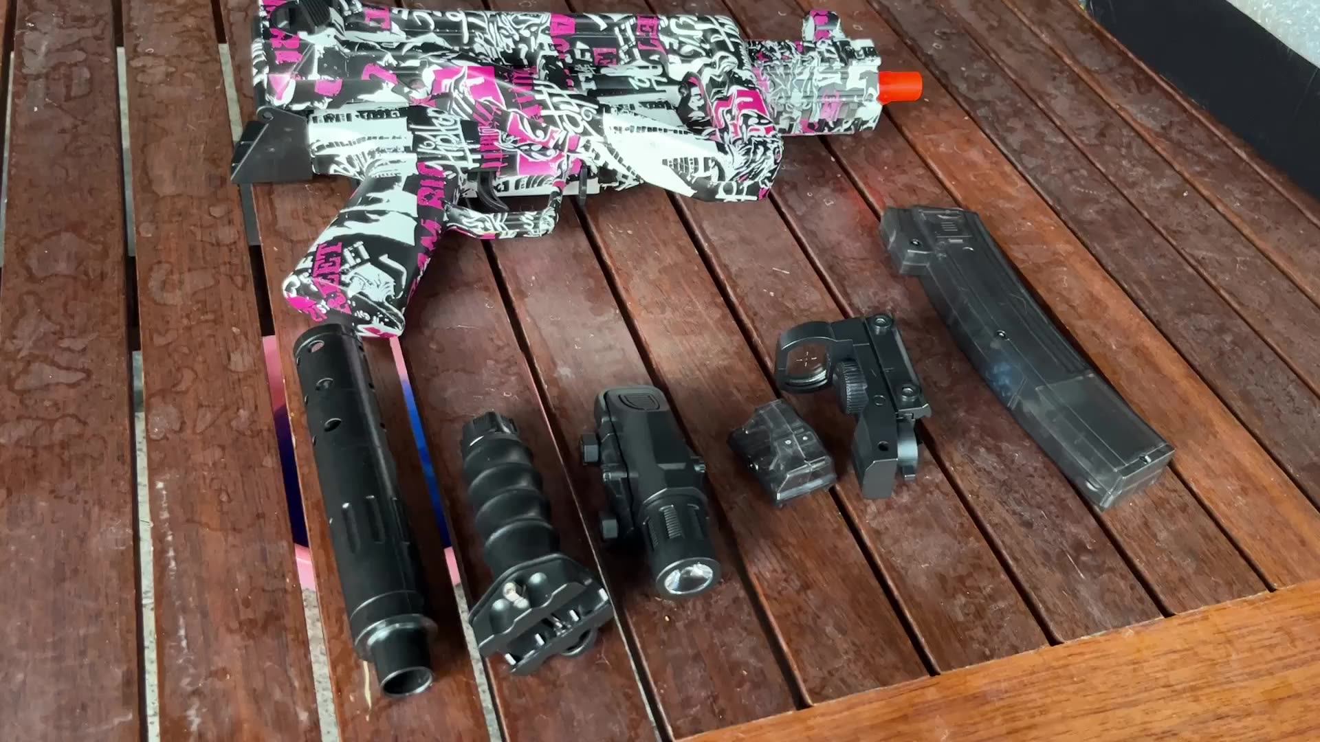 Amazon Hot Mp5k Gel Bead Blasters Gun M416 Toy Gun Awm Gel Water Beads