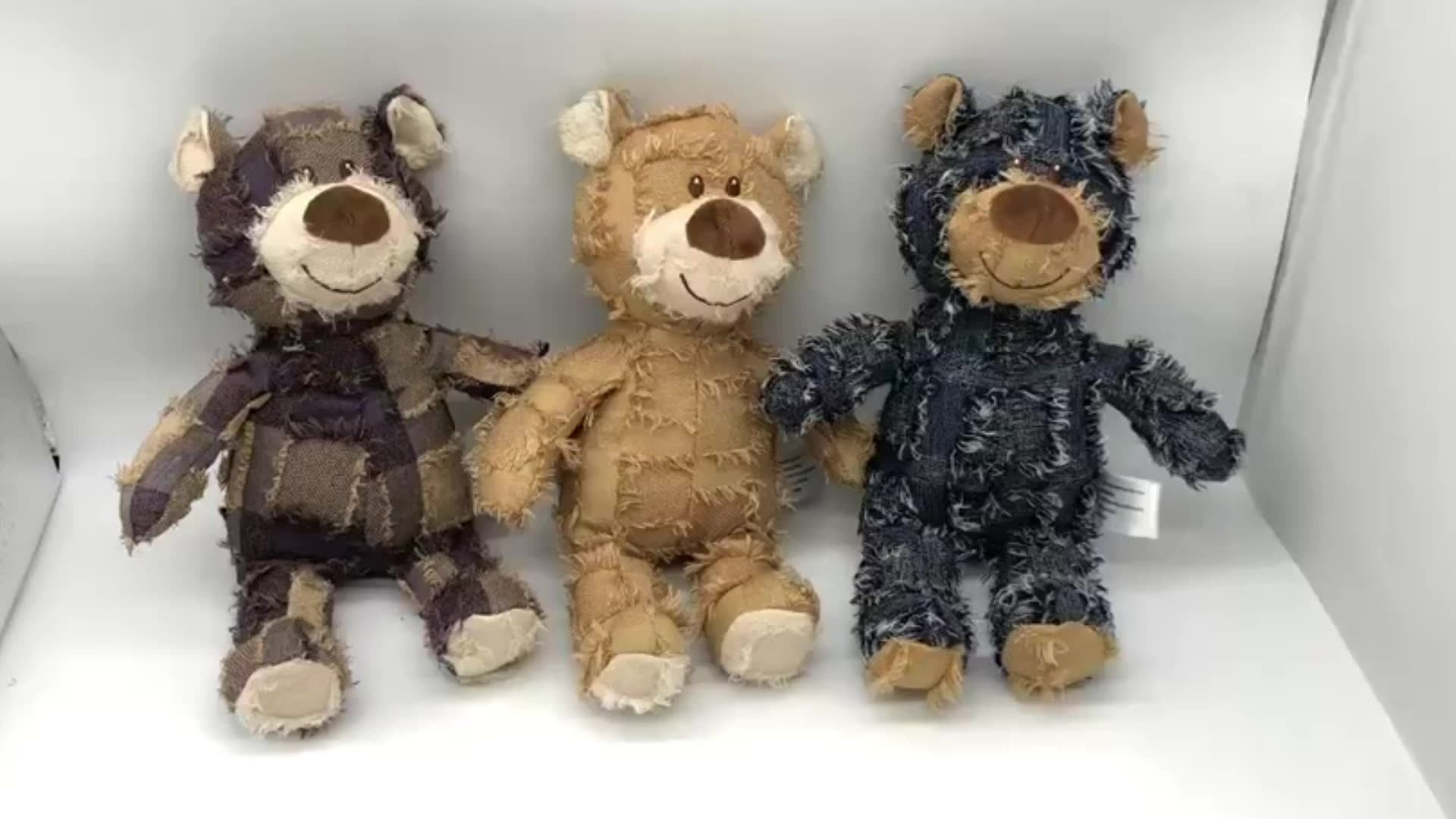 Petdom Extreme Bear Squeaky Training Interactive Play Pet Toy