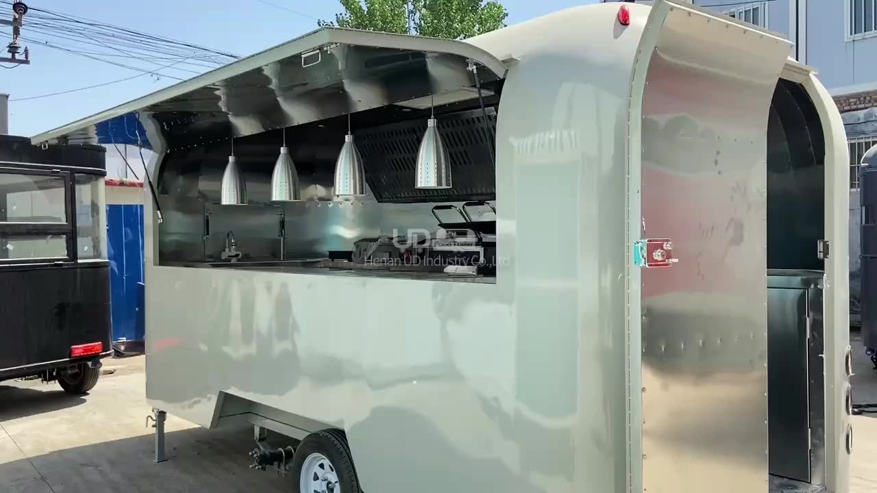 Airstream Food Truck Mobile Food Vending Cart Catering Trailer Fast