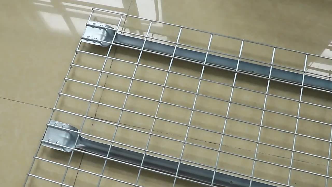 Pallet Wire Shelf Decking Inside Waterfall Used Wire Racking Decking