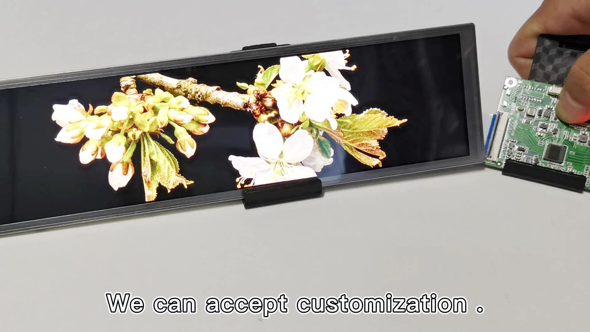 Wisecoco 8.8 Inch 1920x480 Aida64 LCD Display Mini Monitor Touch