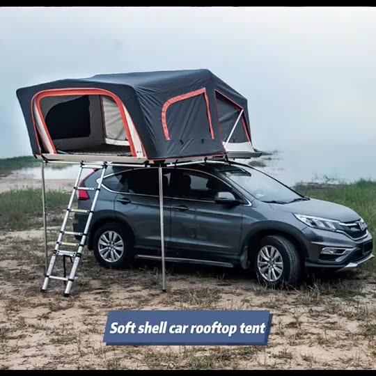 4 Person Camping Suv Hard Shell Car Roof Top Tent Hard Shell Rooftop Tent For Sale With Annex