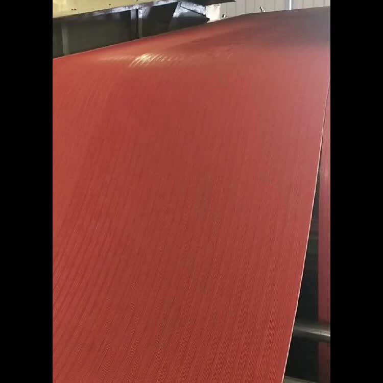 High Quality Red Waterproof Antiskidding Fine Ribbed Rubber Sheets