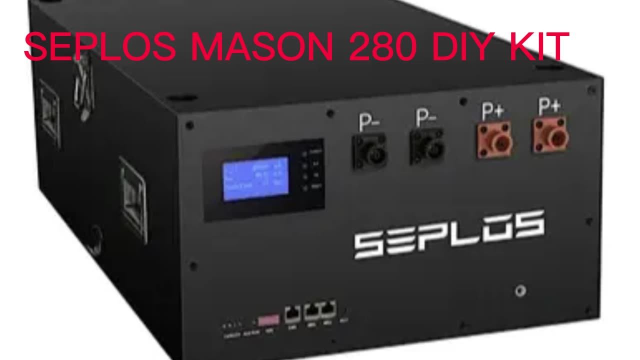 Seplos Mason 280+ 48v 16s 200a Bms Diy Kits For Lifepo4 Batteries Lithium Cell Pack Energy