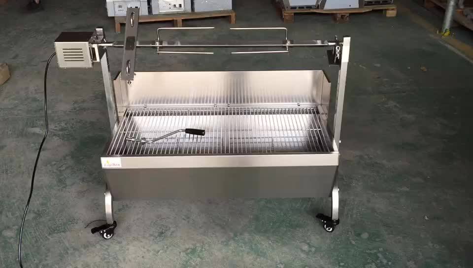 China Automatic Rotating Stainless Steel Bbq Barbecue Grill Buy