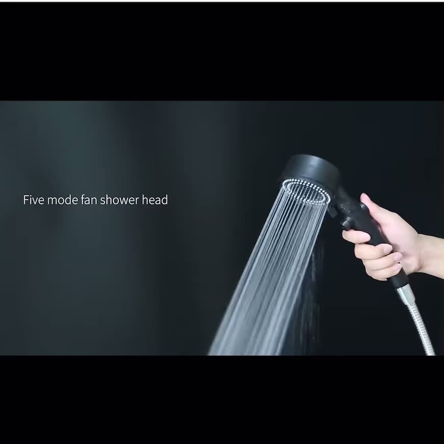 Bathroom High Pressure Propeller Vortex Hydro Turbofan 5function Water