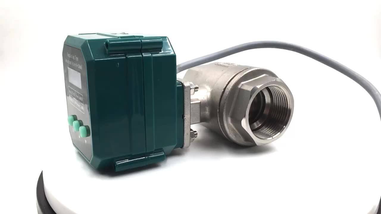 Modulation Flow0100 420ma Control Electric Linear Actuator Proportional Ball Valve For Water