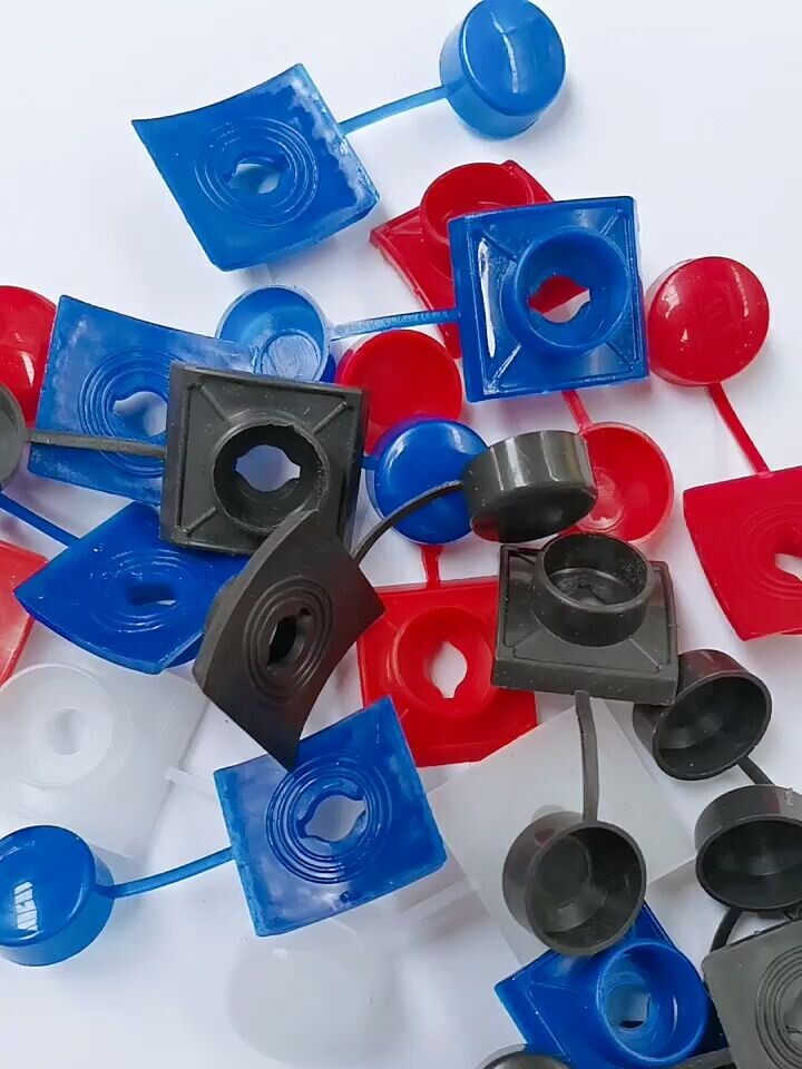 New resin tile waterproof cap saddle pad drill tail dovetail screw protection cover Lighting tile plastic