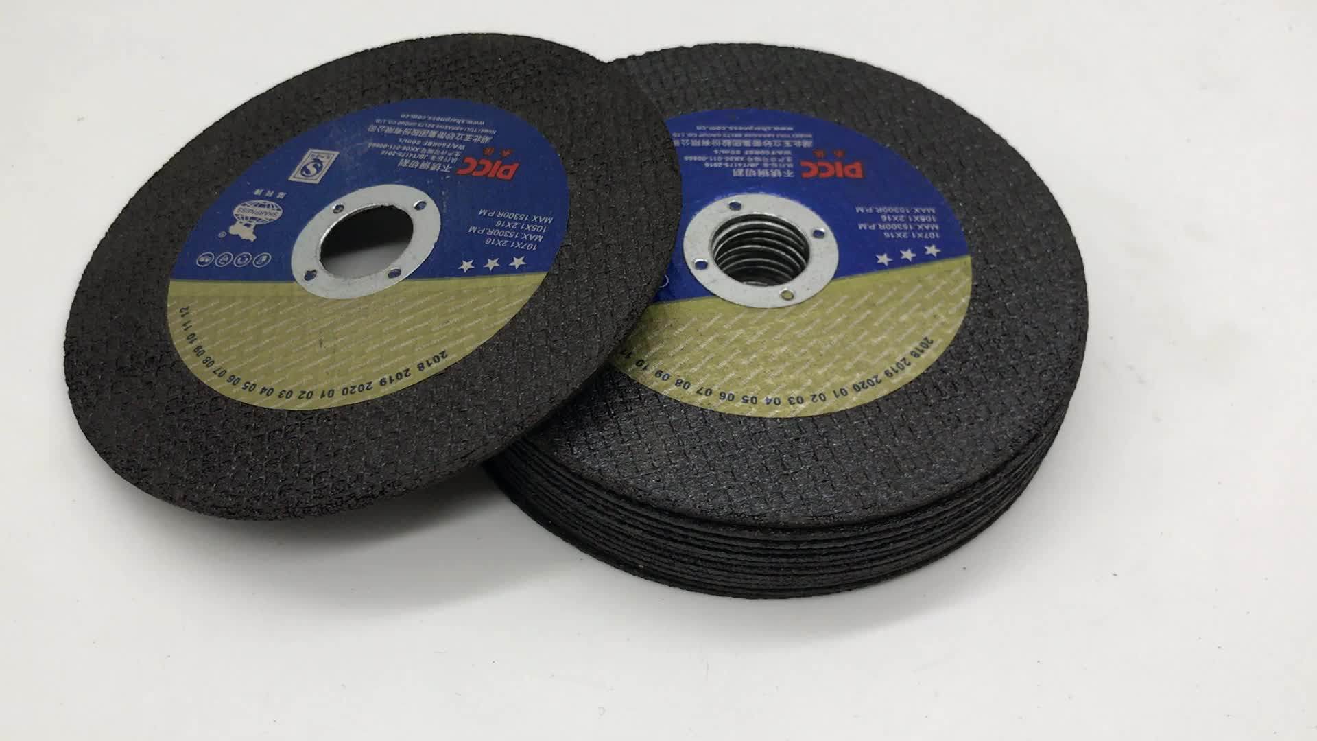 Sharpness High Quality Mpa En12413 4''resin Bonded Abrasive Cutting