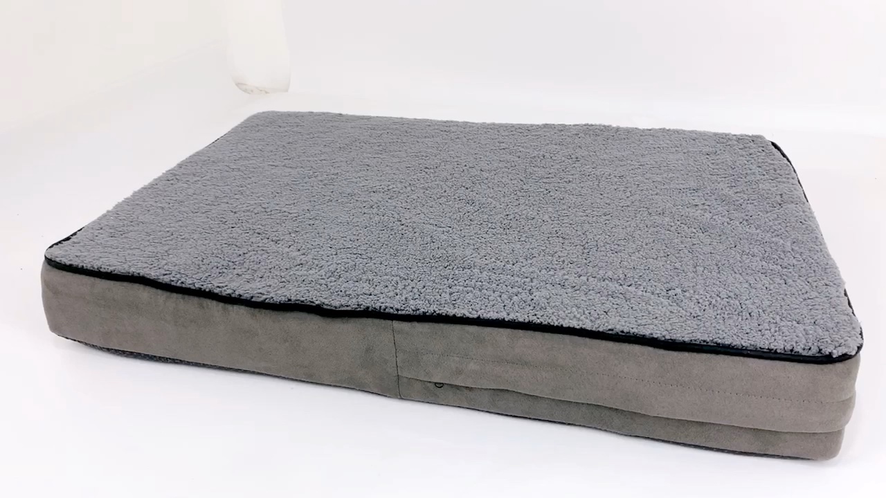 Yangyangpet Pet Products Solid Memory Foam Orthopedic Dog Bed Pet Mat
