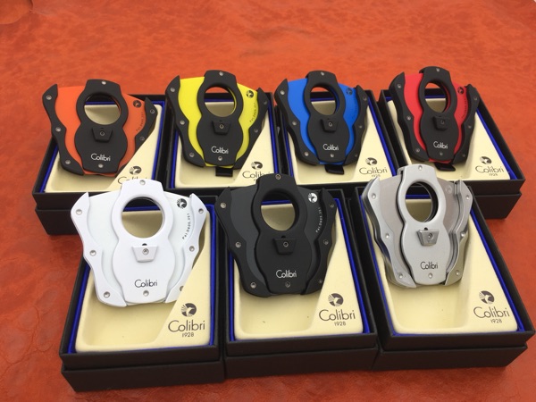 Colibri Cigar Cutter Corolone Cigar Knife Cigar Scissor V Scissor Anti-slip Case