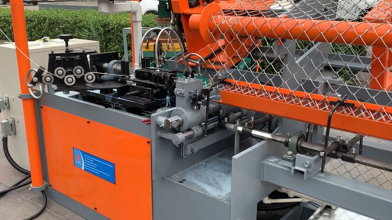 Fully Automatic Automatic Chain Link Fencing Machine Wire Mesh Making