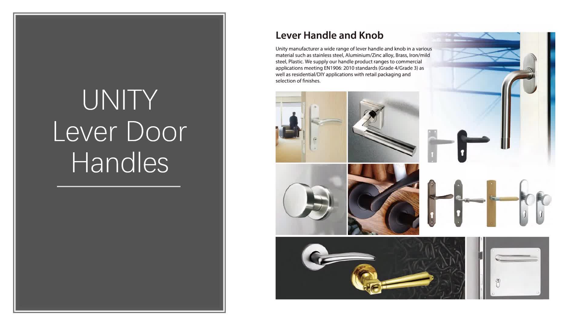 Unity Grade 4 Fire Rated Stainless Steel Modern Lever Door Handle Buy