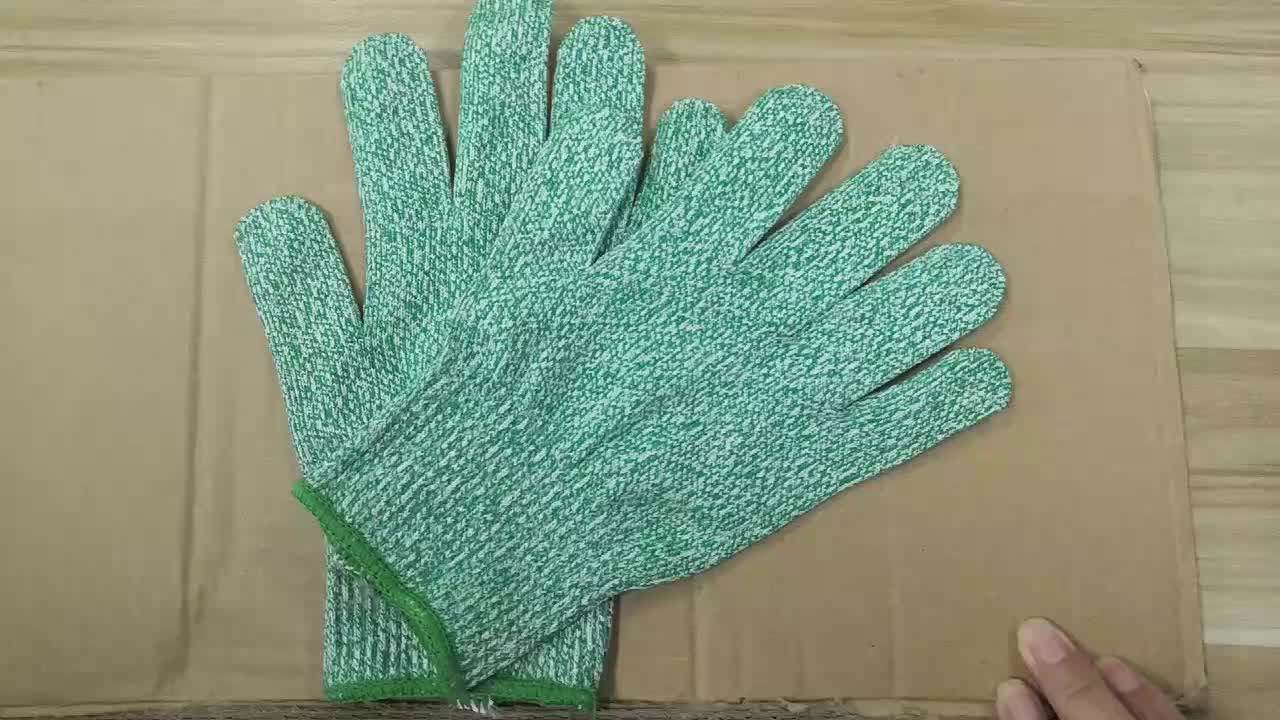 Food Grade Level 5 Cutresistant Hppe Gloves Guantes Anticorte Nivel 5