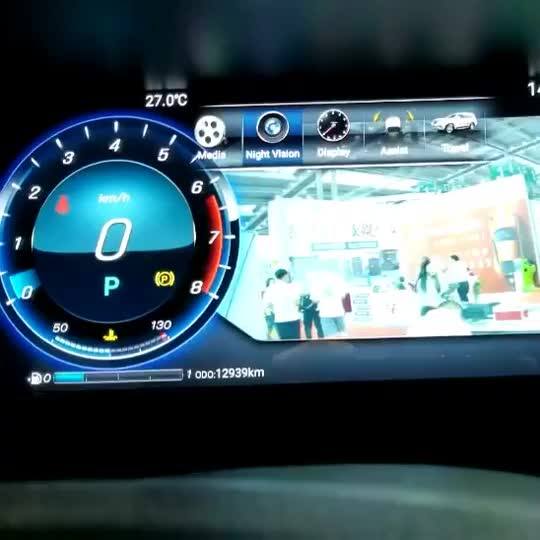 12.3 Inch Android Gps Touch Screen Instrument Oil Gauge Car Lcd Dashboard Speedometer For Prado